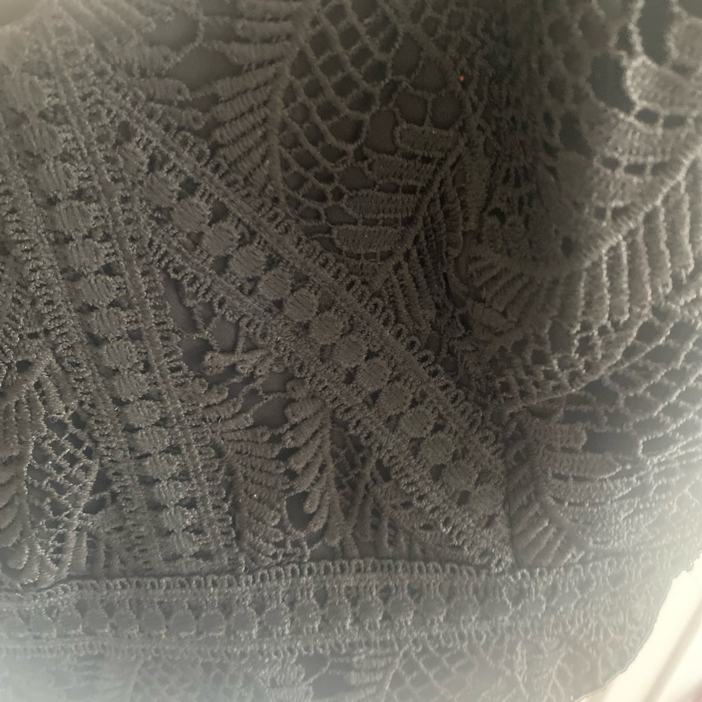 RW & Co crochet Bustier size 0 black, worn once! - Picture 3 of 6